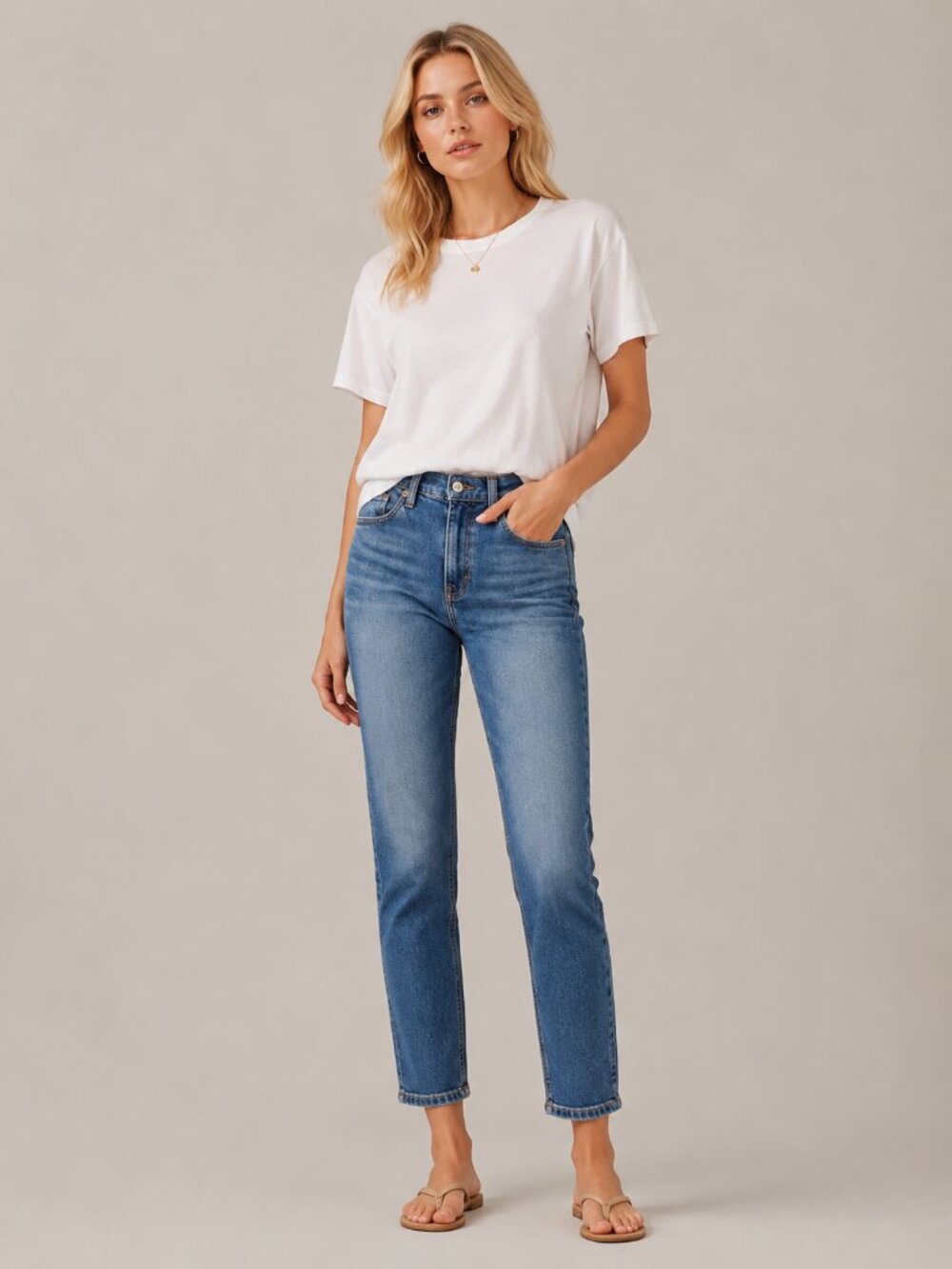 2/$30 Topshop Jamie Jeans High Rise Skinny Mid Denim Tint W25 #9296
